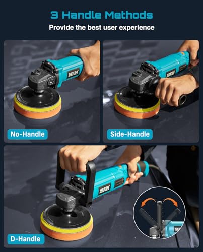 image for Seesii Car Buffer Polisher 1600W, 7