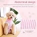 TQFlow Hundbody Nach Op, Body Hund Kastration Wundschutzanzüge Hündin Rüde, Wundschutz Professioneller Pet Recovery Suit, Operationsbody Hund Body Atmungsaktiv Hunde Einteiler (Rosa,XS)