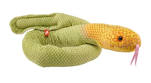Wild Republic Living Ocean Sea Snakes Olive, Stuffed Animal, 54 Inches, Plush Toy, Fill is Spun Recycled Water Bottles