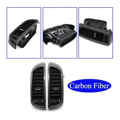 Grille de ventilation centrale Cayenne 958 carbone pour tableau de bord 2010-2015 - 4