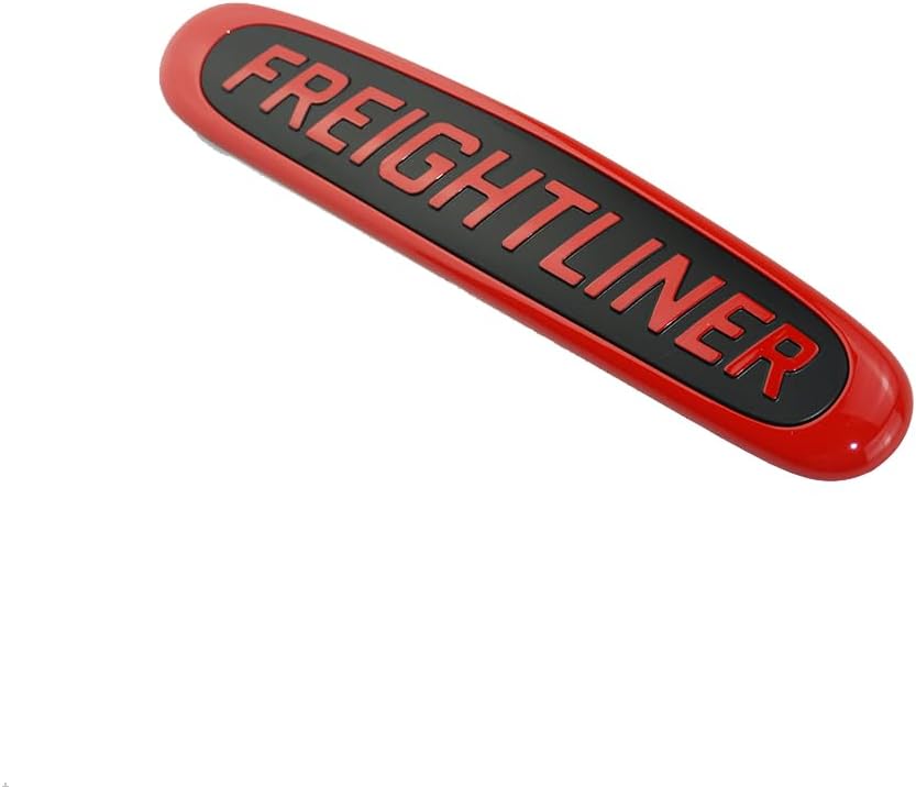 1Pc Grille Freightliner Sprinter Emblem Truck 2500 3500 Hood 3D Badge Logo Replacement for 03-06 Freightliner 5104449AA (Red)