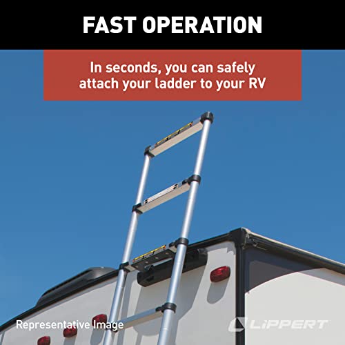 Lippert Components On-The-Go Ladder Telescoping Ladder for 5th Wheel RVs, Travel Trailers and Motorhomes by Lippert Components - Image 5