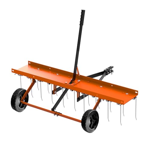 40-inch Tow-Behind Dethatcher with Spring Steel Tines