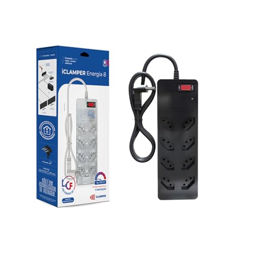 Clamper Energia 8 Preto LCF