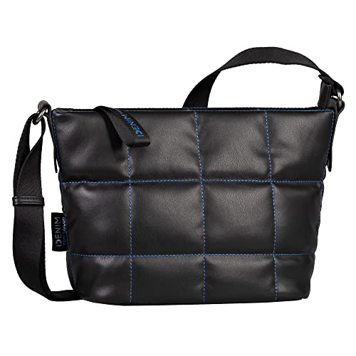 DENIM TOM TAILOR bags Carolin Damen Umhängetasche Crossbody Bag Mittelgroß Schwarz