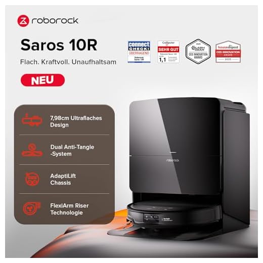 Roborock Saros 10R Saugroboter mit Wischfunktion