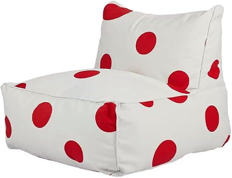 Washable Polka-dot Lazy Sofa with Filling Home Bedroom Soft Bean Bag Tatami Living Room Leisure Lounge Chair Floor Cushion Stool Soft
