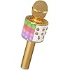 Ankuka bluetooth-karaoke-microfoon, draadloze microfoon met ingebouwde luidsprekers, handheld karaoke microfoon voor…