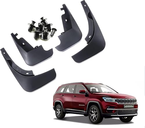 Image of WolkomHome Mud Flap Compatible with Meridian - Durable Splash Guards for Car Exterior Protection
