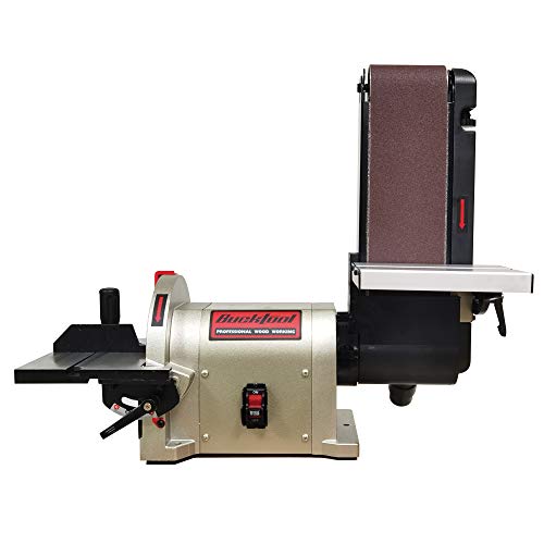 BUCKTOOL Bench Belt Sander 4 in. x 36 in Belt and 8 in. Disc Sander with 3/4HP Direct-Drive Motor BD4801 by BUCKTOOL - Used condition - CA$207.15
