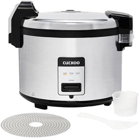 CUCKOO Commercial Rice Cooker and Warmer, 60-Cup Cooked, CR-3032 ...