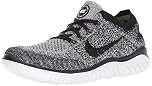 Nike Free Rn Flyknit 2018, Women’s Competition Running Shoes, White (White/Black 101), 6.5 UK (40.5 EU)