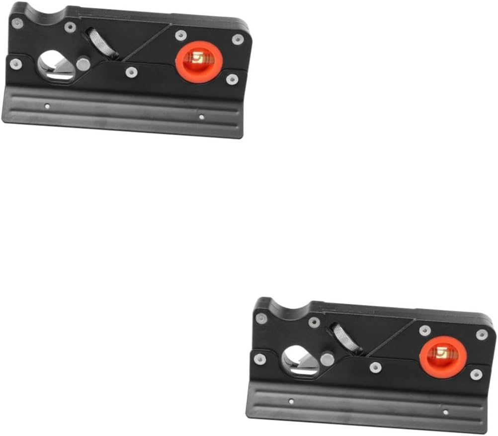Uonlytech 2sets Wood Chamfer Plane Tool for Carpentry for Trimming and Chamfering Various Woods Includes Support Base