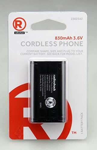 RadioShack 3.6V/830mAh NiMH Battery Panasonc HHR-P104A