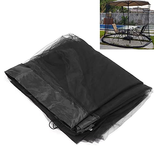 Mosquitera transpirable de malla para sombrilla de patio y terraza resistente al exterior 2