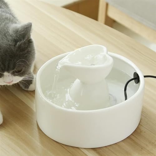Fuente automática de agua para gatos cerámica REAGAR miniatura 4