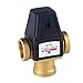 Termostatyczny zawór mieszający termostatyczny zawór mieszający 3-drożny gwint zewnętrzny mosiężny zawór mieszający kontrola temperatury wody wewnętrzny gwint regulacja temperatury termostatyczny (kolor: Mosiądz , rozmiar: DN20)