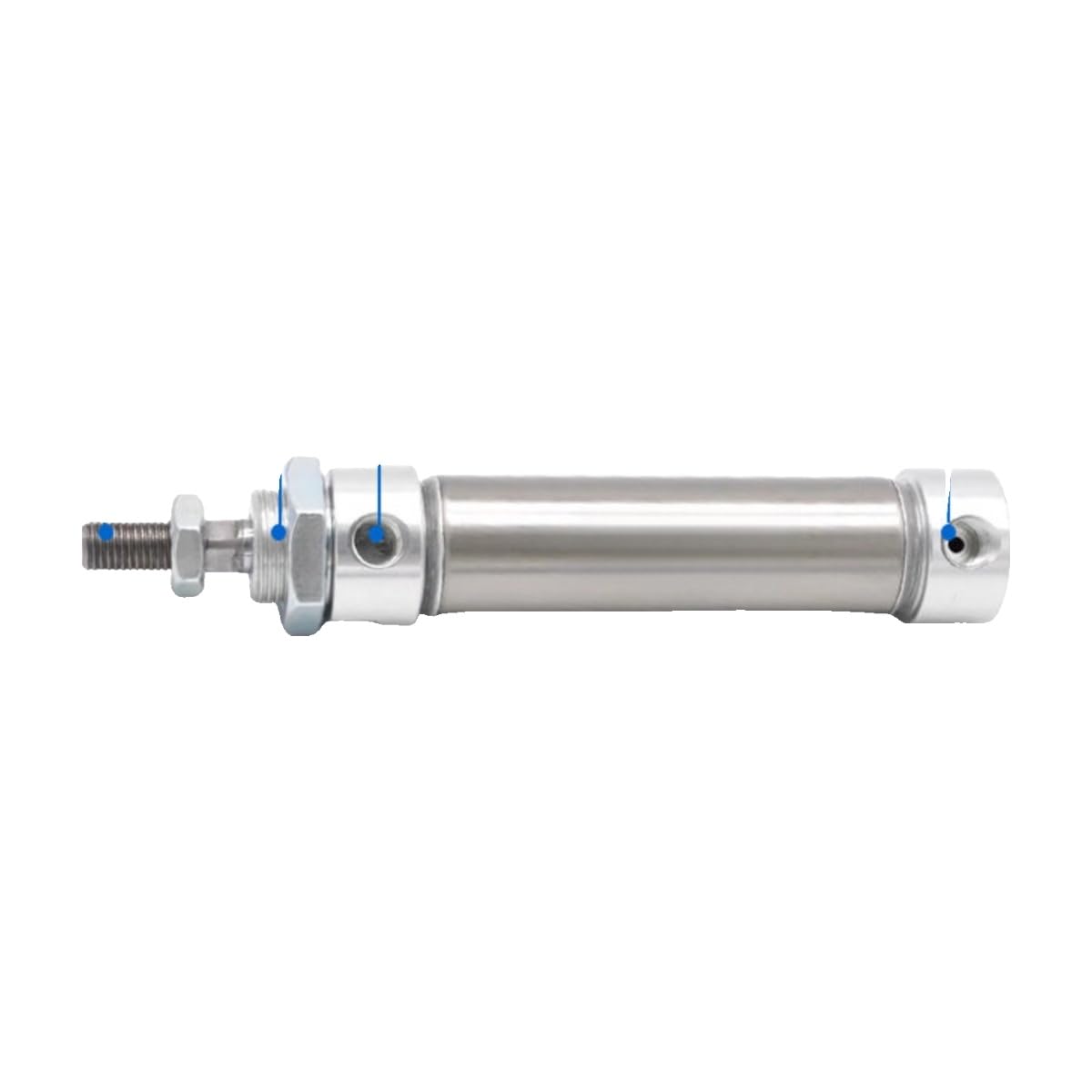 Cylindre pneumatique MA25X75SU mini alésage double effet en acier inoxydable