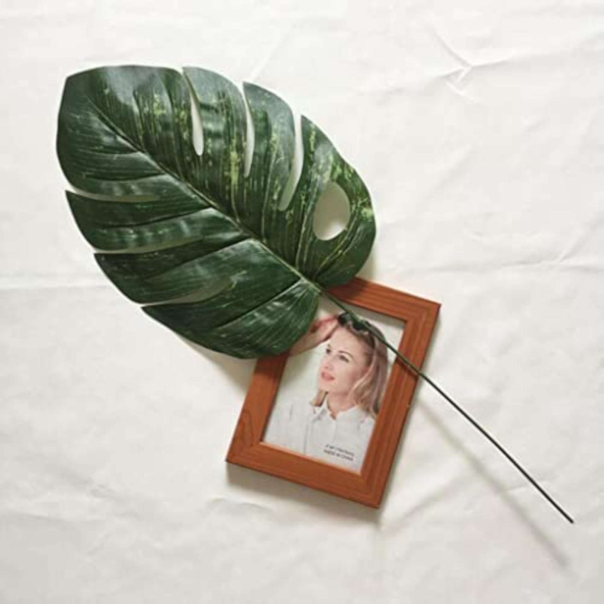 5PCS Large Artificial Monstera Leaf Foliage Home Decor