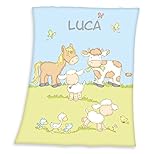 🐥 EXTREM WEICH: Die individuell anpassbare Babydecke ist sehr weich und flauschig und schützt das Baby nicht nur vor Kälte, sondern bietet auch einen angenehmen Komfort.