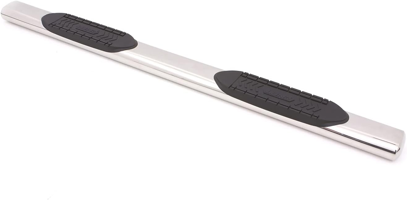 Lund 22368740 Chrome 6" Oval Straight Nerf Bars for 2015-2018 Ford F-150, 2017-2018 Super Duty F-250, F-350, F-450, F-550 SuperCrew