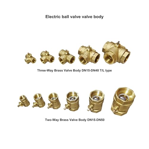 Vanne motorisée 3 voies DN50 24V électrique pour circuit eau IP65 - 7
