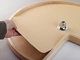 Round Heavy Duty Eco Cork Foam Liner Matting for Lazy Susans or Kitchen Drawers and Other...
