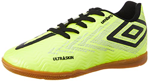 Tênis Umbro Ultraskin Jr, Criança-Unissex, Limao/Preto/Prata, 29