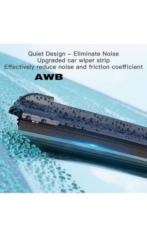 Image of AWB Front Hybrid Wiper Blade Compatible with Toyota Yaris(Pack of 2)