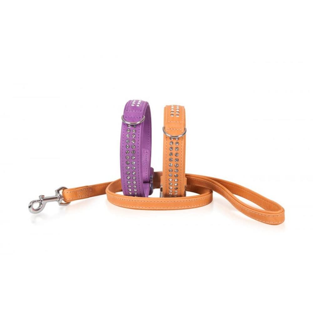 Karlie – Buffalo Rhinestone Halskette L: 45 cm W: 22 mm JA A: 34,5 – 40,5 cm M violett