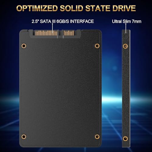 INLAND Platinum 8TB SSD TLC 3D NAND SATA III 6Gb/s 2.5 Inch Internal Solid State Drive, Upgrade Desktop PC or Laptop Mem - Additional View