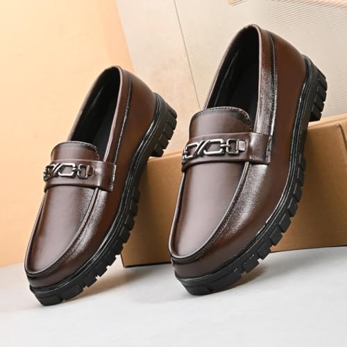 Image of KASTAVA KS 105 Ultra Comfort Breathable Cushioned Insole Slip-On | Lightweight Everyday Casual Loafers for Men