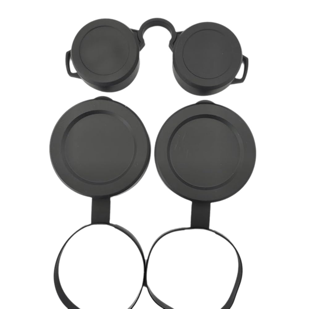 Tapas de Goma para prismáticos para Objetivos, Cubiertas oculares para prismáticos, Cubiertas telescópicas, Protectores de Lentes A