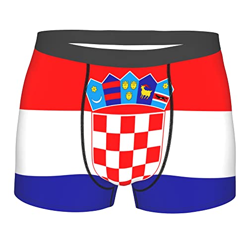 Flag of Puerto Rico Mens Boxer Briefs Underwear Breathable Stretch Boxer Trunk with Pouch for Men, Youth