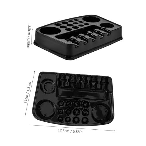 Beavorty Tattooing Supplies 12pcs Plastic Ink Palette Set Sturdy Pigment Ink Holders Stable Base Easy to - Image 3