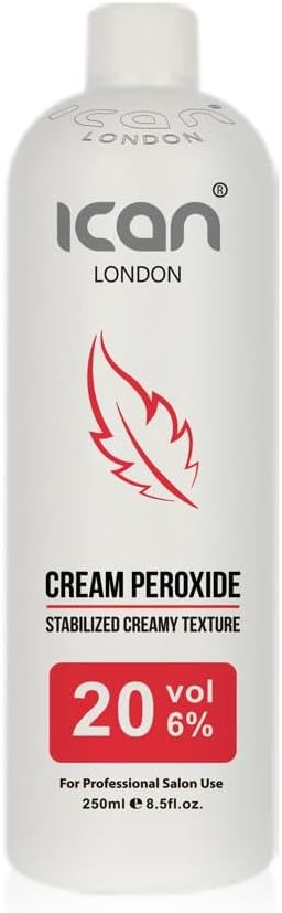 ICAN PROFESSIONAL CREAM PEROXIDE 20 VOL 6% 8.5oz (250ml)