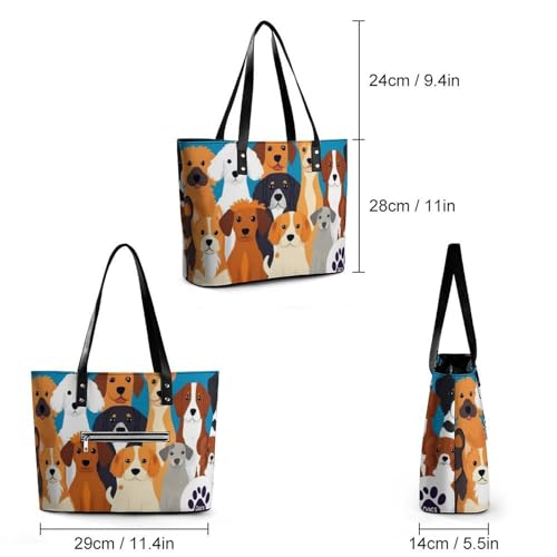 Large Leather Tote Bag Travel Work Daily Essentials Handbag For Women Men2