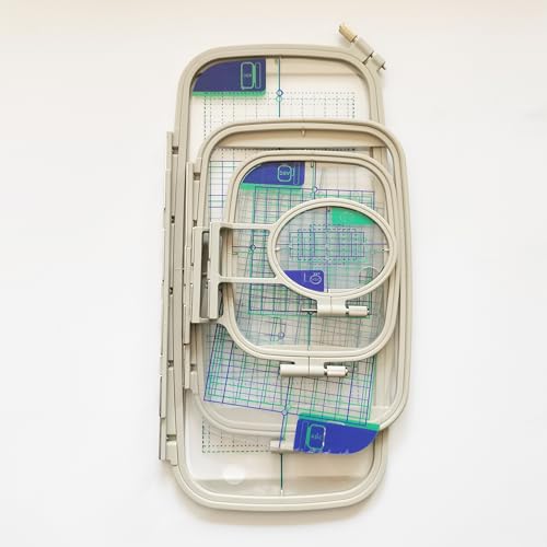 Honeysew HM-3 Embroidery Machine Hoops 4 In 1 Set For Brother Pe800 Se1900 Pe770 780D Pe700 Pc6500 Brother Innovis 1250 700 Babylock Accord /Emore /Ellure /Ellure Plus Sa442,Sa443,Sa444,Sa445 thumb #3