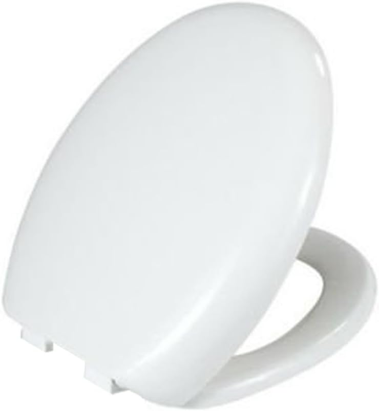Luxury Soft Slow Close White Oval Toilet Seat Quick Release Top Fixing.
