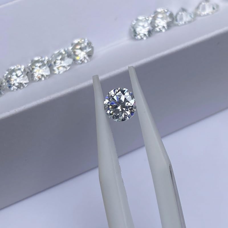 Moissanite Moissanite Loose Stone Moissanite Women Jewelry for Jewelry Making for Ring Earrings Pendant DIY Jewelry Bracelets Jewelry Making Beads for Jewelry Making Real D Colorless VVS1 Clarity