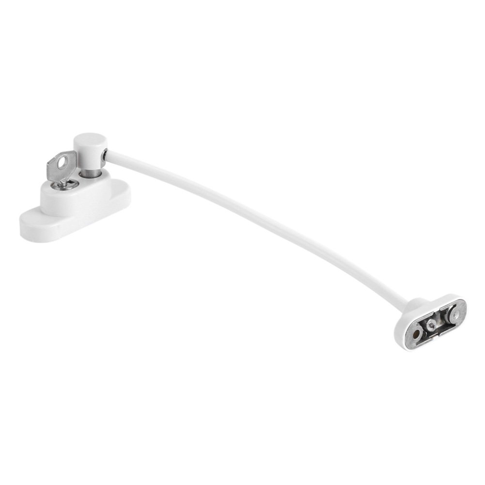Raguso White Door And Window Lock Child Safety Lock Limit Lock (White)