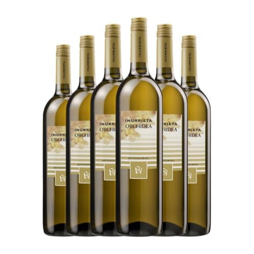 Inurrieta Orchidea Sauvignon Blanca Navarra 75 cl Vino blanco (Caja de 6 Botellas de 75 cl)