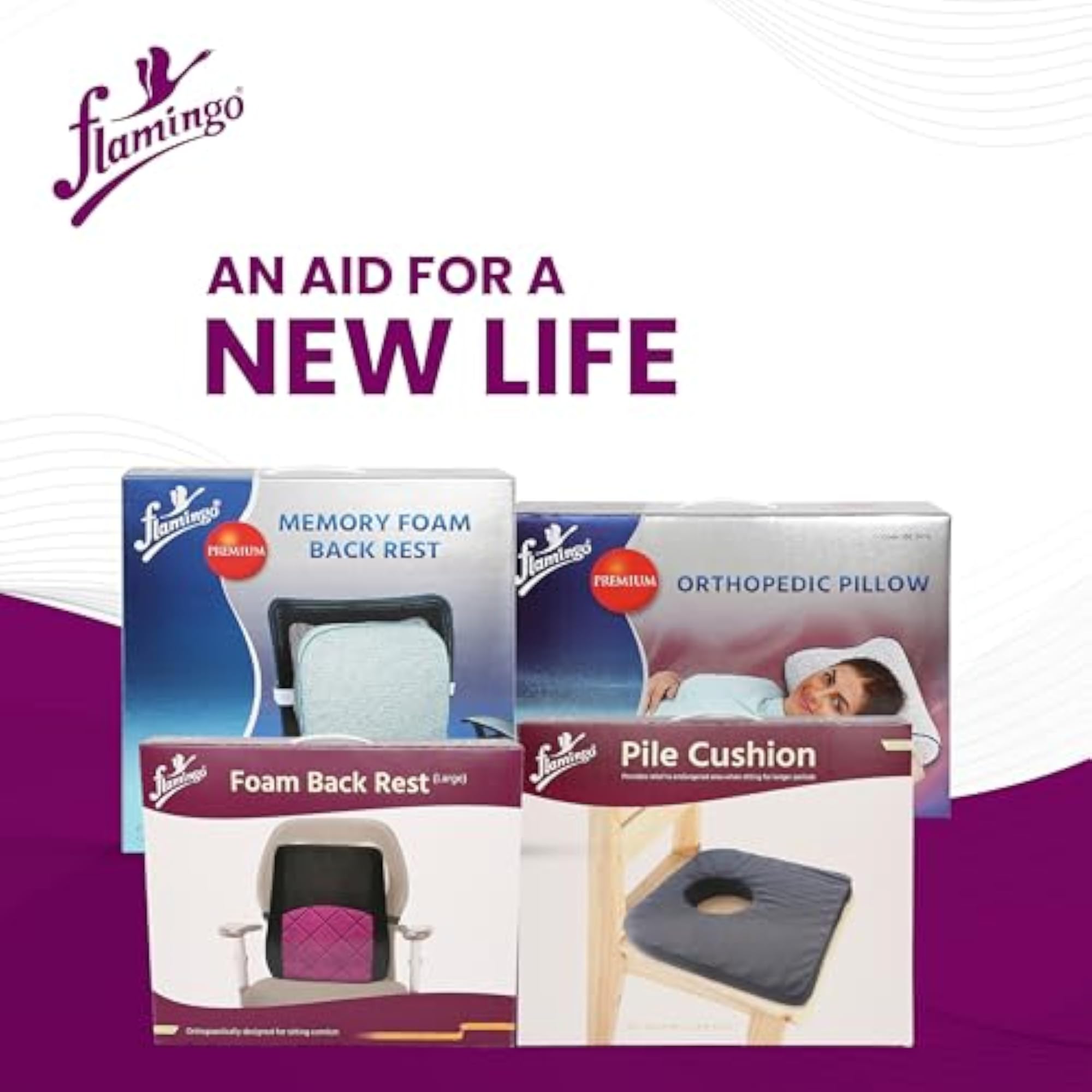 Orthopedic Backrest Pillow for Pain Relief