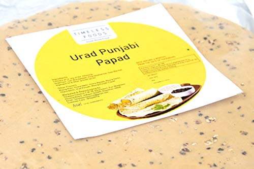 Image of Timeless Food Urad Punjabi Papad 800g | Urad Masala Papad | Authentic & Crunchy Snack | Pack of 1