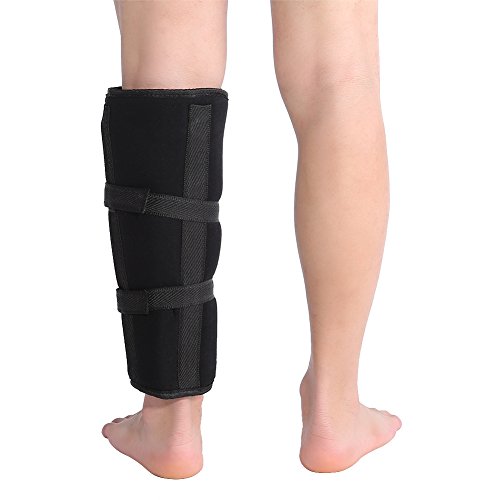 Schaft-Wadenstütze Nachtschiene, Verstellbare Fibula-Stützschiene, Tibia- und Fibula-Bruchorthese, Schienbeinschienen-Stützbandage für Externe Fixierung und Schutz