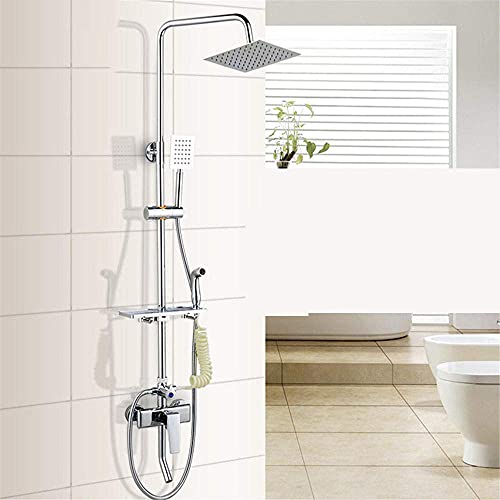 Robinet de salle de bain haut de gamme avec système de pression douche stable
