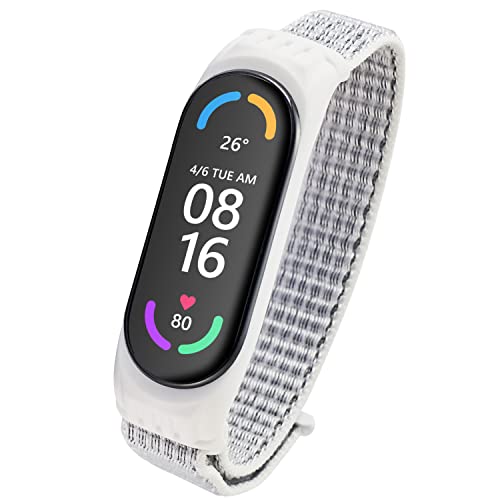 �G���R�� Xiaomi Mi �X�}�[�g�o���h 6/5 �o���h �����x���g �t�@�u���b�N �z���C�g SW-XI221BDNYWH