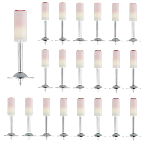 Velicber 400 Stück Nägel für Betonwände, Decken, Kabelkanäle Befestigung, Wände, Dachpappe, Durchmesser 7.3 mm