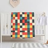 Doux et soigné : notre couverture pour bébé à motif damier est tissée en 100 % polyester de haute qualité, adaptée à toutes les saisons, offrant une chaleur intime à votre bébé.