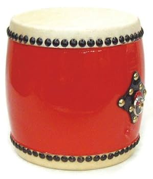 Amazon | エイサー用 大太鼓＜水牛皮＞ 直径18cmx高さ20cm